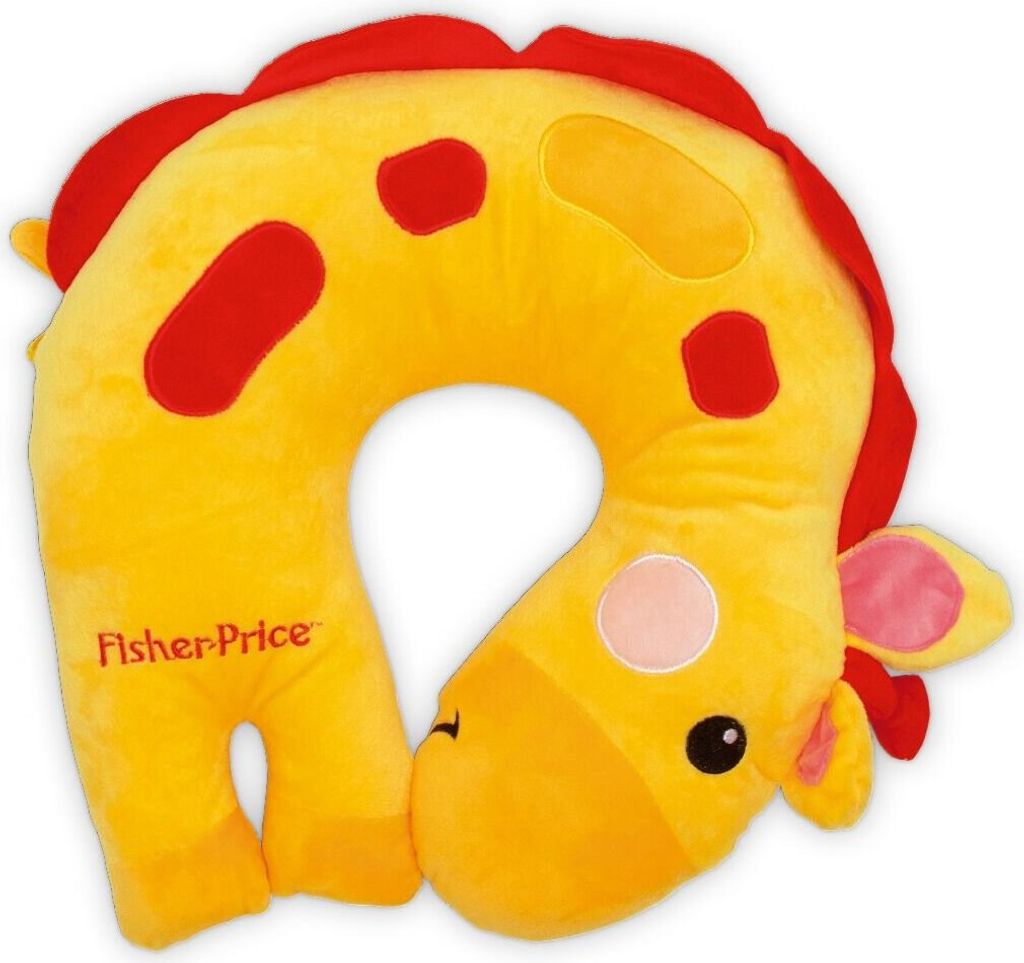 Fisher-Price Nackenkissen Giraffe Kissen Kinderkissen Babykissen