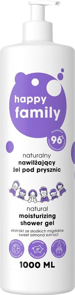 Natürliches Feuchtigkeitsspendendes Duschgel für die ganze Familie, 1000 ml