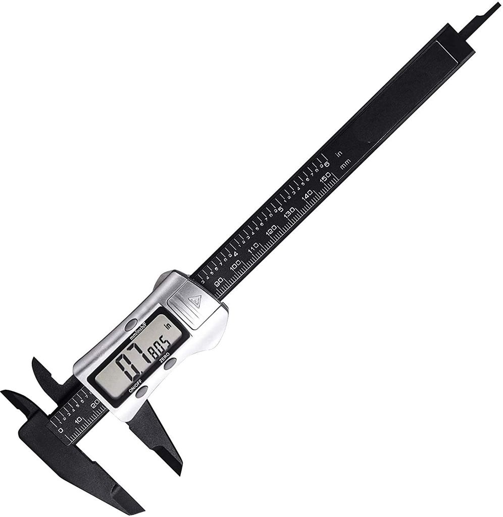 TACKLIFE DC03, Digitaler Messschieber Schieblehre, 150 mm mit Zoll/Millimeter/Bruchteil-Umrechnung, Höhere Genauigkeit (0,01 mm), Automatische Abs...