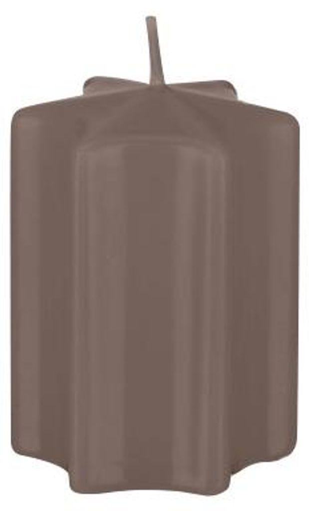 Sternkerzen Mocca 60 x Ø 60 mm, 8 Stück