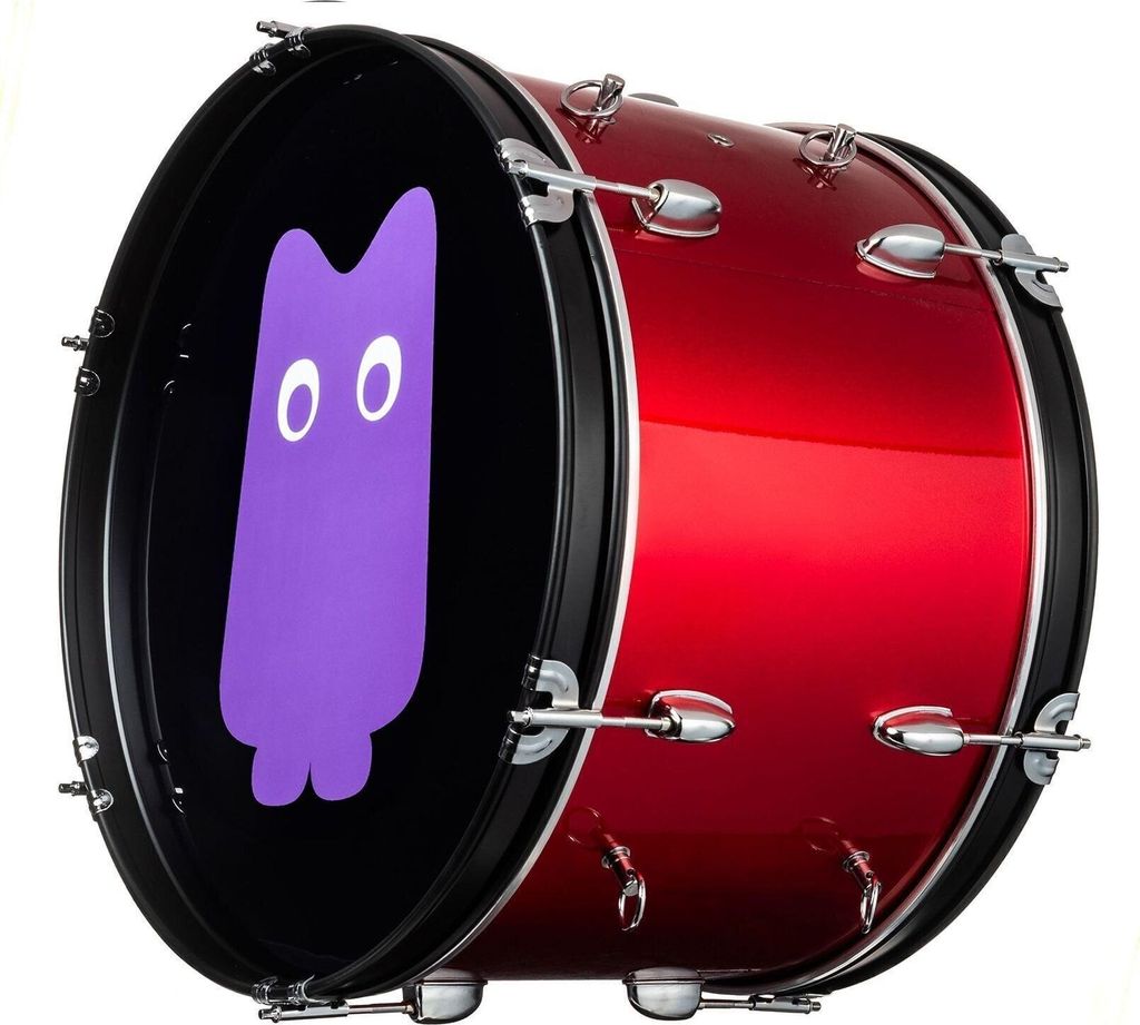 NRG Grand Roar Jubeltrommel 20" Red Fire