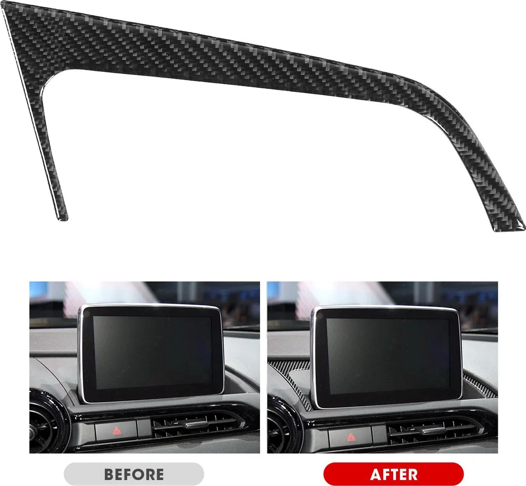 Couvercle GPS en fibre de carbone pour Mazda MX-5 ND Roadster 2016-2020