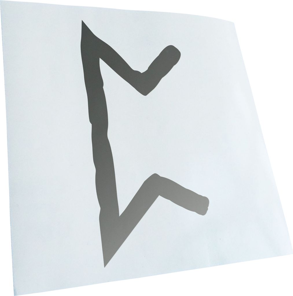 Kiwistar - Autoaufkleber - Futhark PERTHU Rune - Neon Matt - Aufkleber für Auto Kfz Fahrrad, LKW, Truck Mofa