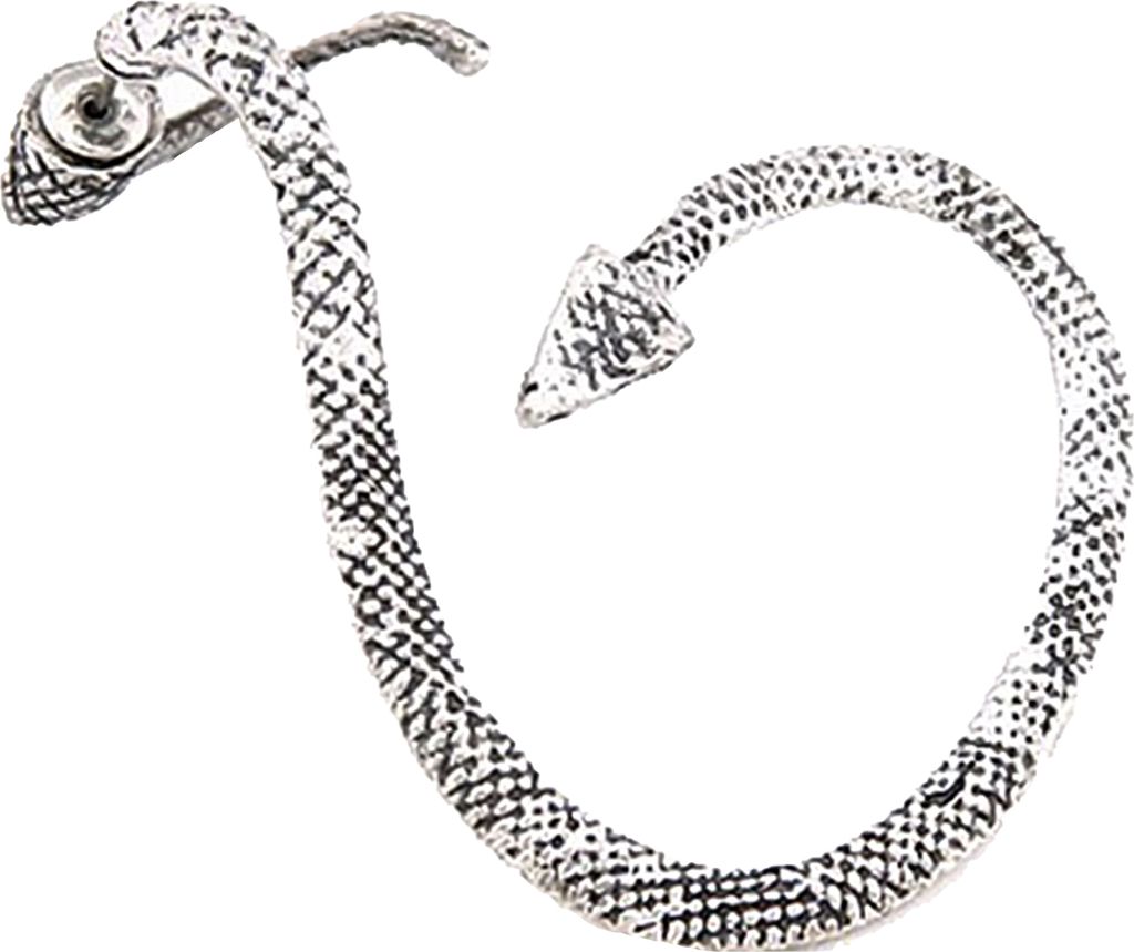 1 Stück Mode Punk Ohr Manschette Schlangenform Ohrring Schmuck Zubehör-Antikes Silber