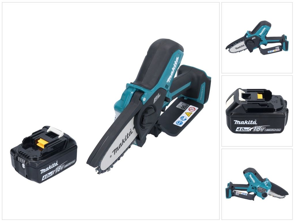 Makita DUC 101 M1 Akku Astsäge 18 V 10 cm Brushless + 1x Akku 4,0 Ah - ohne Ladegerät