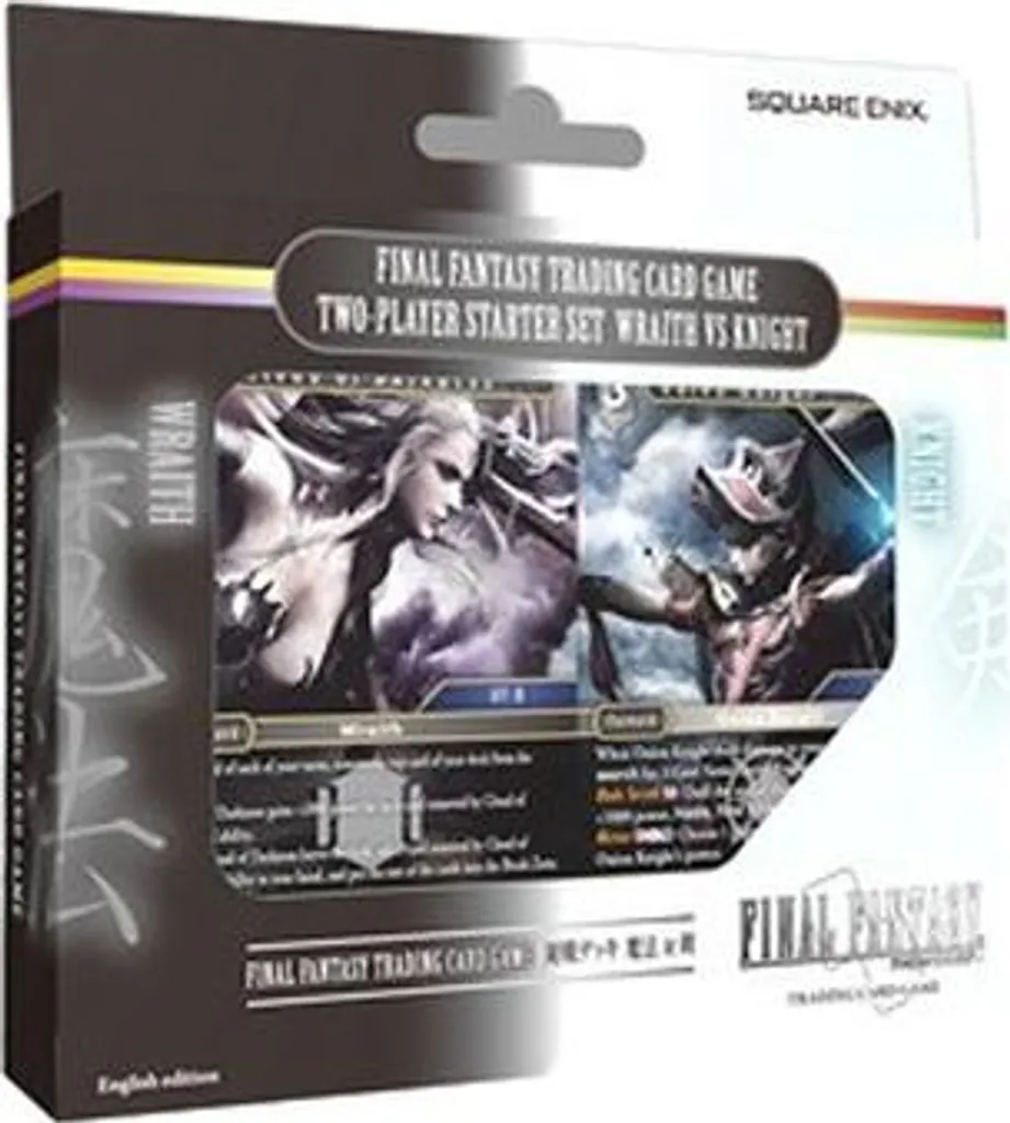 Jeu de Cartes Final Fantasy TCG Set Wraith vs Knight Coffret Duo