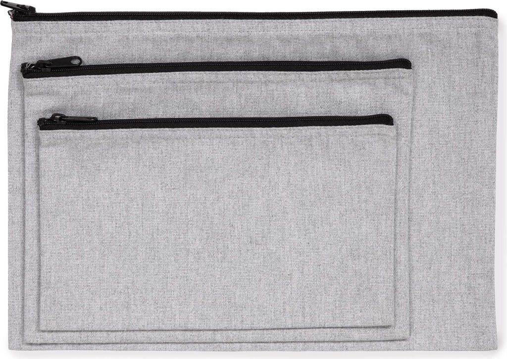 Kimood Recycelte kleine Tasche mit Reißverschluss