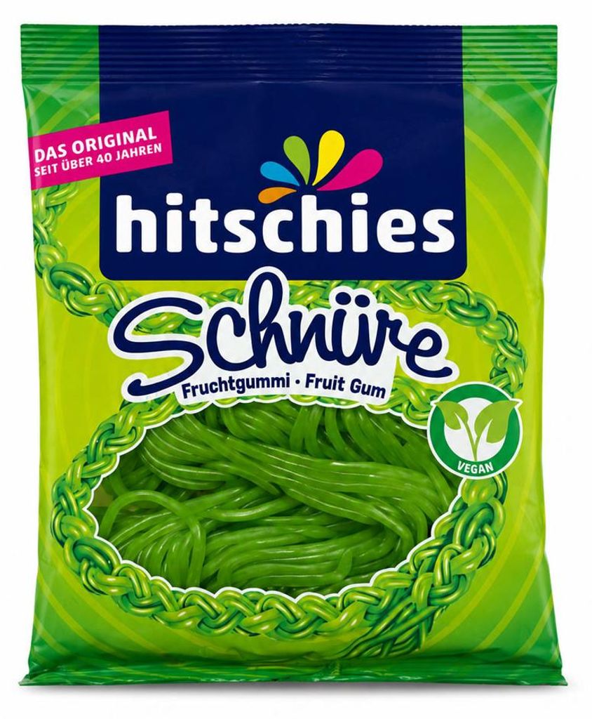 Hitschies Schnüre Apfel, Fruchtgummi 125g Produktbild 