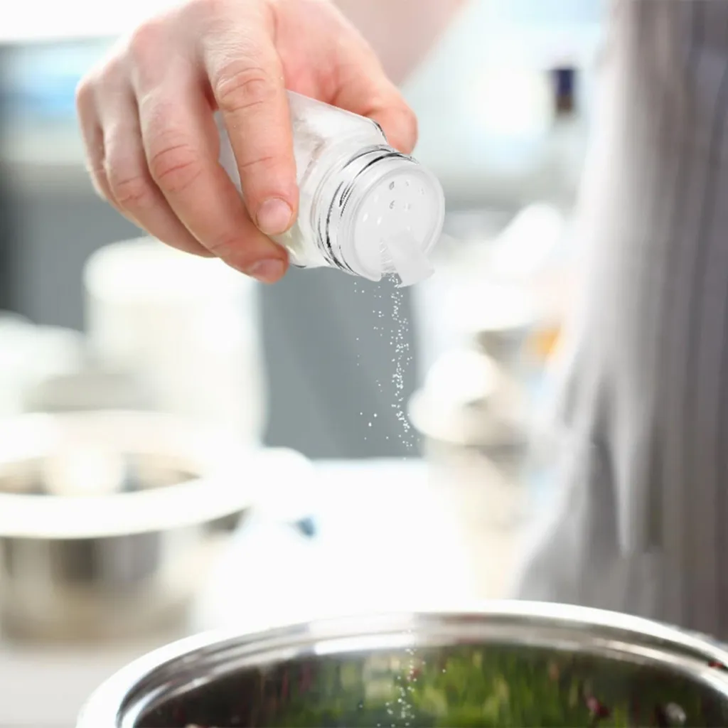 Jayseuw barattoli per spezie quadrati 24 pezzi 120ml barattoli per spezie in vetro con inserto per spolverare, etichette impermeabili, imbuto, spazzola per la pulizia contenitore per spezie accessori da cucina, coperchio in alluminio argento - 7