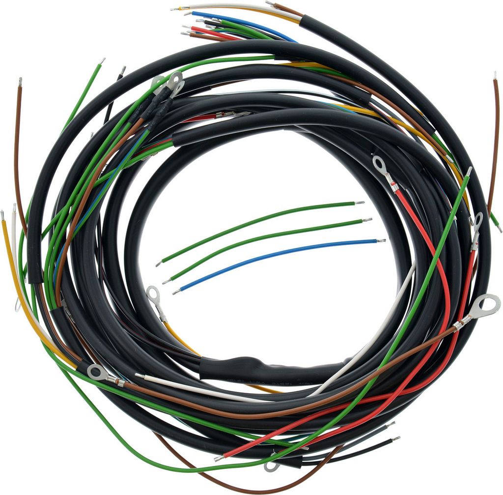 Kabelbaum, mit Schaltplan - IWL SR59 Berlin, SR56 Wiesel