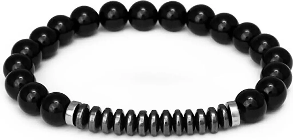 Bracciale Energetico MINK145/20 Onice Ematite | Protezione