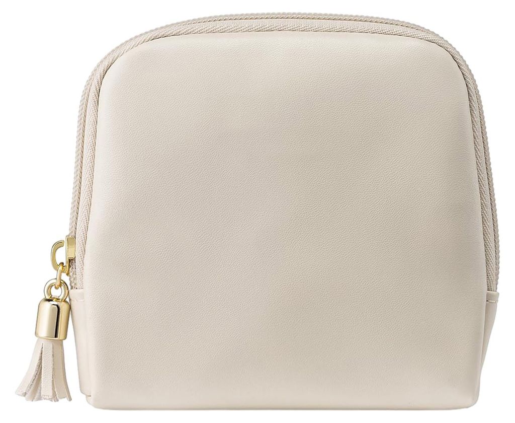 Kosmetiktasche, vielseitig verwendbar, Make-up-Etui aus Kunstleder, kompakter Reiseorganizer für Handtasche, Gepäck, Badezimmer, Schlafzimmer