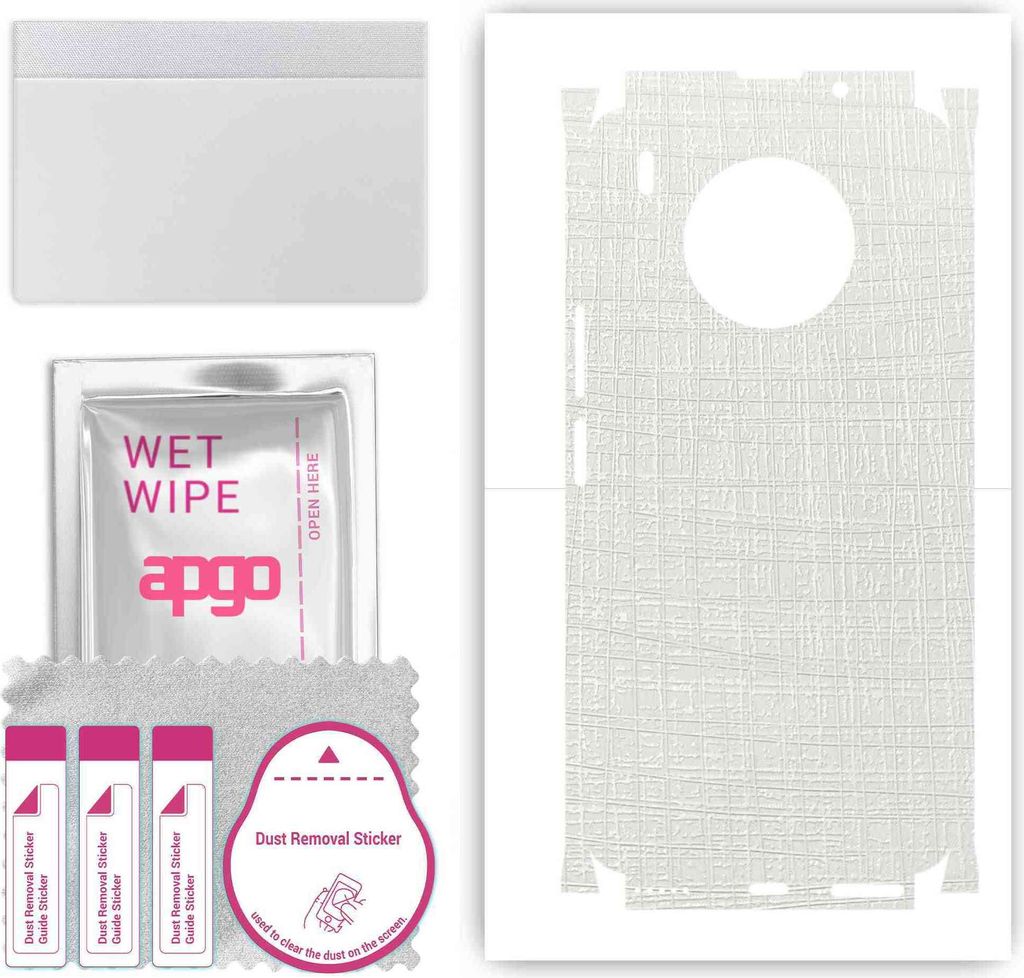 apgo Rückseite + Seiten Schutzfolie, Skin, kompatibel mit Honor 50 LITE, Hinten Displayschutzfolie aus Vinylfolie, kratzfest, einfache Montage - W...