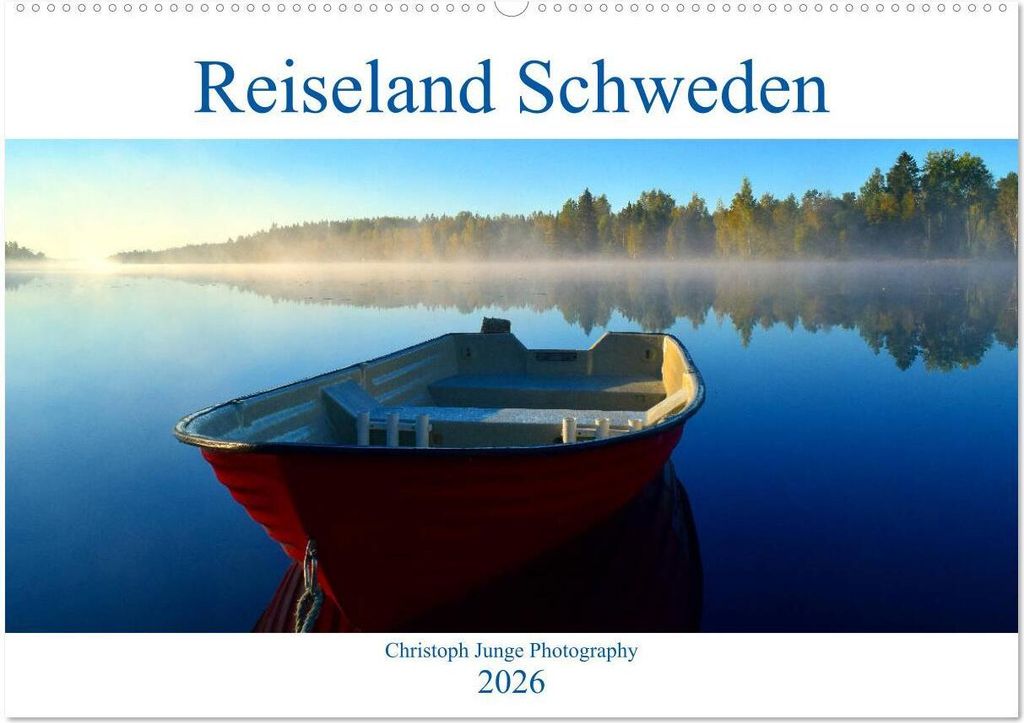 Reiseland Schweden (Wandkalender 2026 DIN A2 quer), CALVENDO Monatskalender
