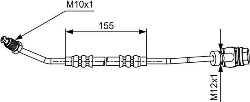 Flexible de frein Bosch haute pression pour Audi A3 8L et Skoda Octavia