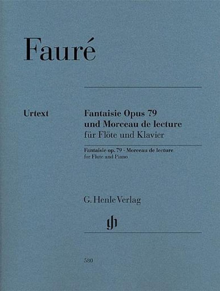 Fantaisie op. 79 und Morceau de lecture, für Flöte und Klavier