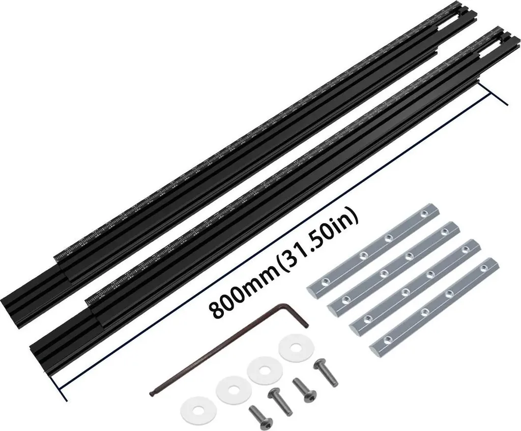 Binario Guida 800mm per Fresatrice - Accessorio Fresatura di Precisione