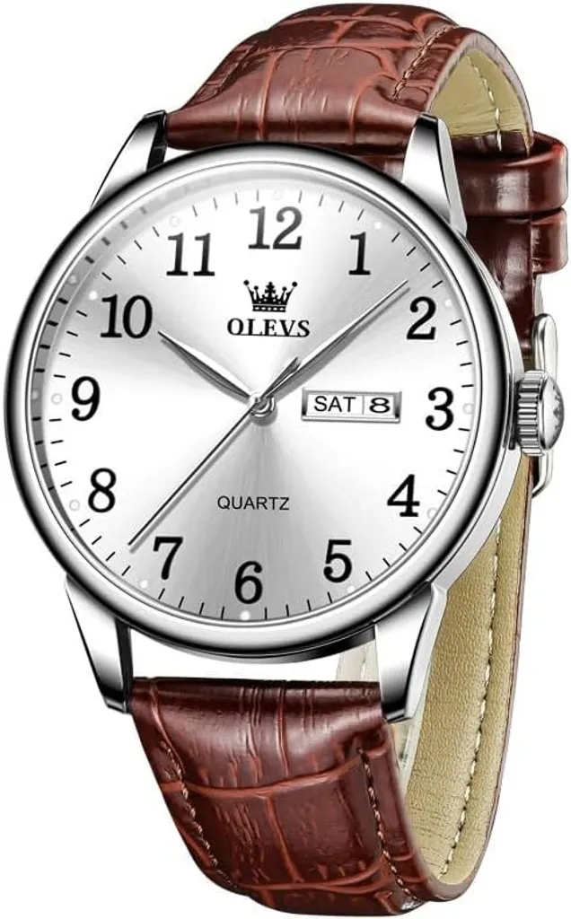 Orologio Uomo Acciaio Inossidabile Business Elegante Quarzo Giorno Data