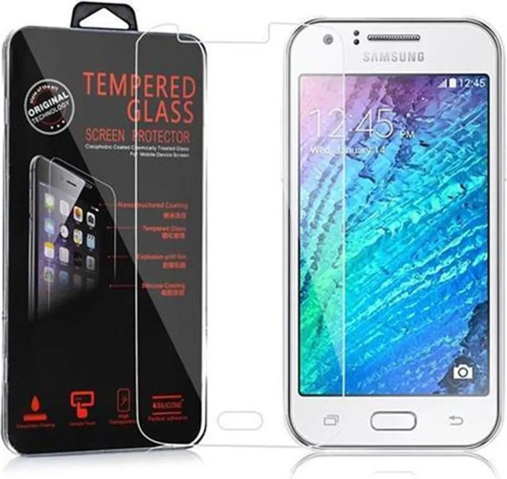 Cadorabo pellicola blindata per Samsung Galaxy J1 pellicola protettiva in vetro temperato trasparente di protezione del display