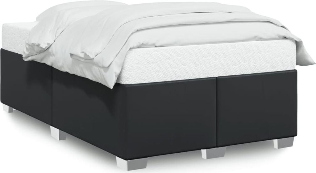 Maison Exclusive - Bettgestell Schwarz 120x200 cm Kunstleder