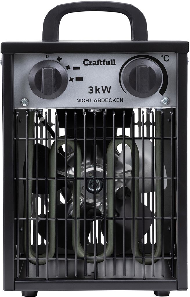 Craftfull Elektro Heizlüfter HL200 - 2000-3000 Watt - Produktbild 9