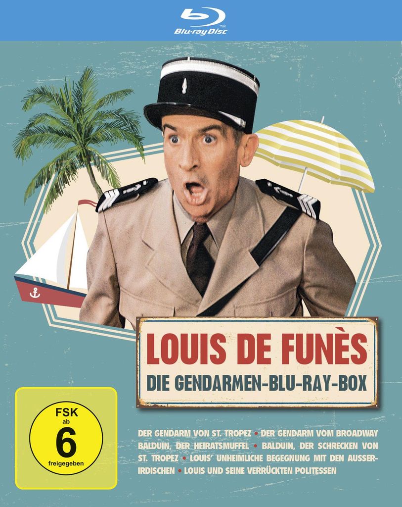 Louis de Funes - Gendarmen Blu-ray Box Produktbild 