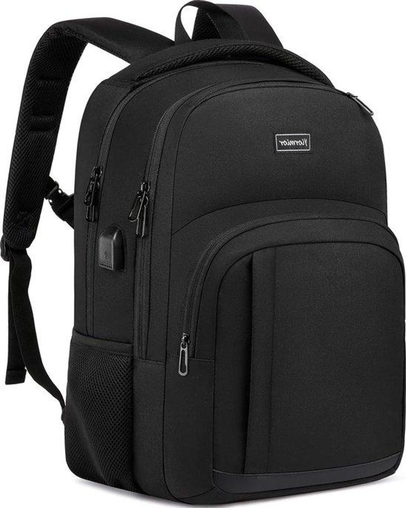 Waterdichte laptoprugzak mit USB-Anschluss für große Laptops