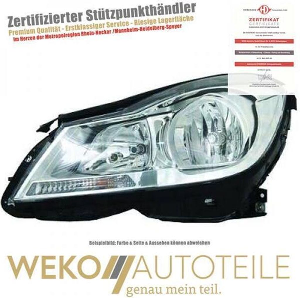 Diederichs Scheinwerfer li. W204, 11->> Chrom,