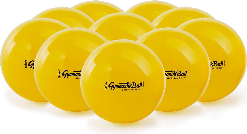 10x Original Pezzi Gymnastikball STANDARD - gelb