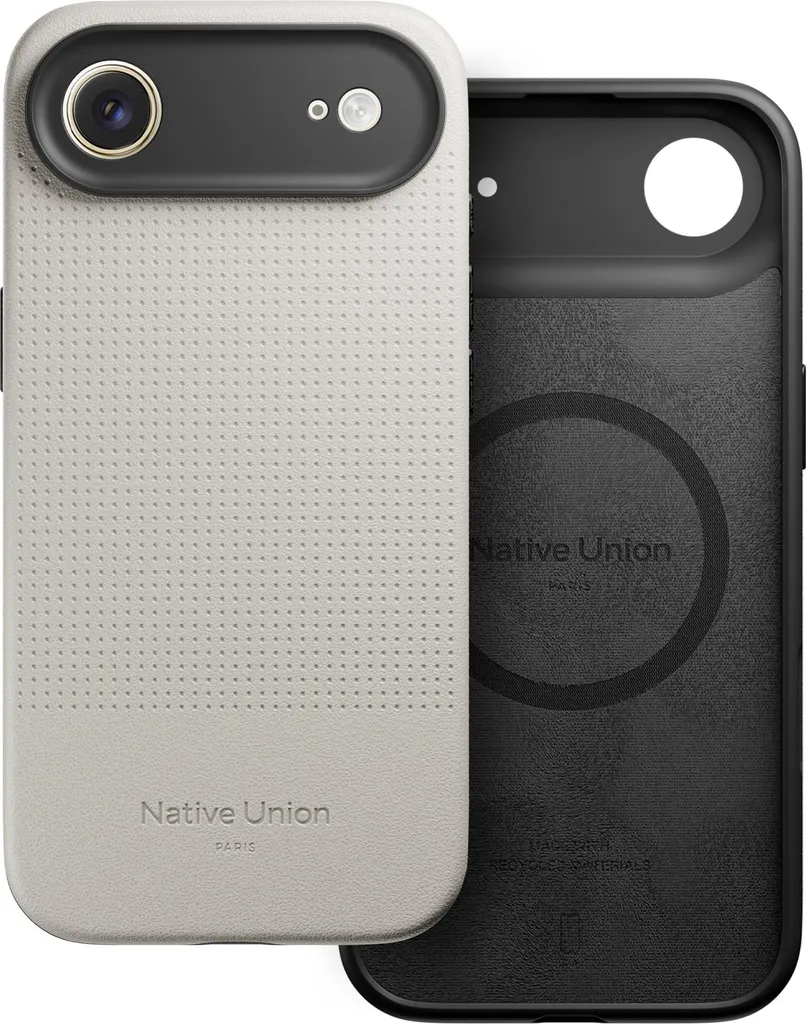 Étui iPhone Air Antichoc MagSafe Gris Coque de Protection Native Union