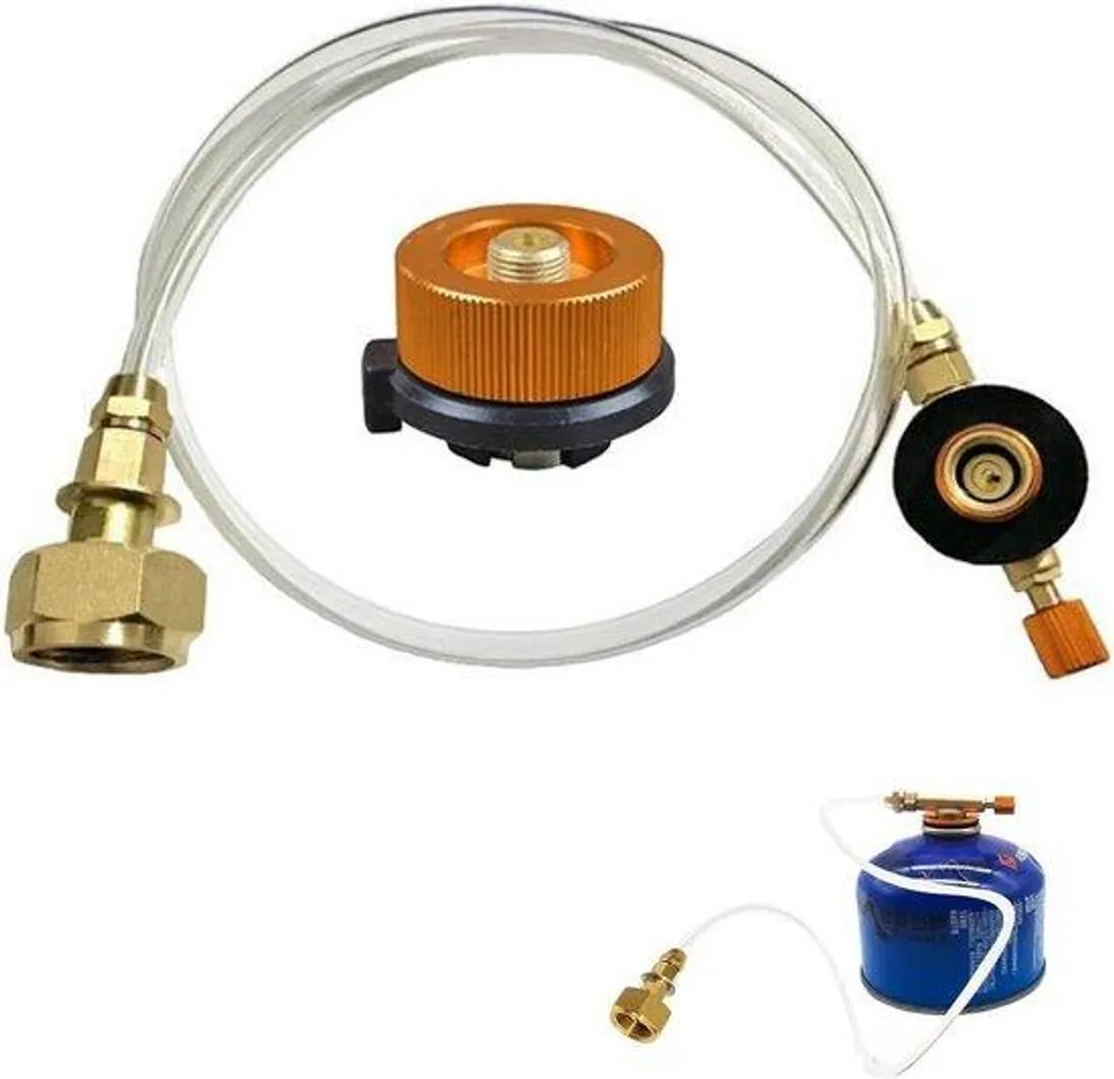 Raccord de gaz pour barbecue nomade et réchaud de camping compact