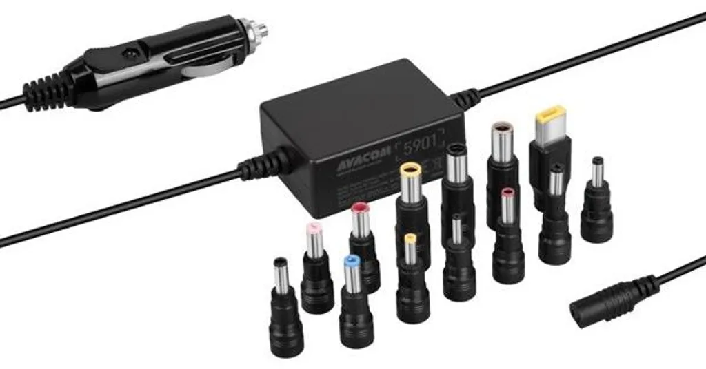 Adaptateur PC portable 65W QuickTIP-CAR Avacom avec réglage 18,5-20V