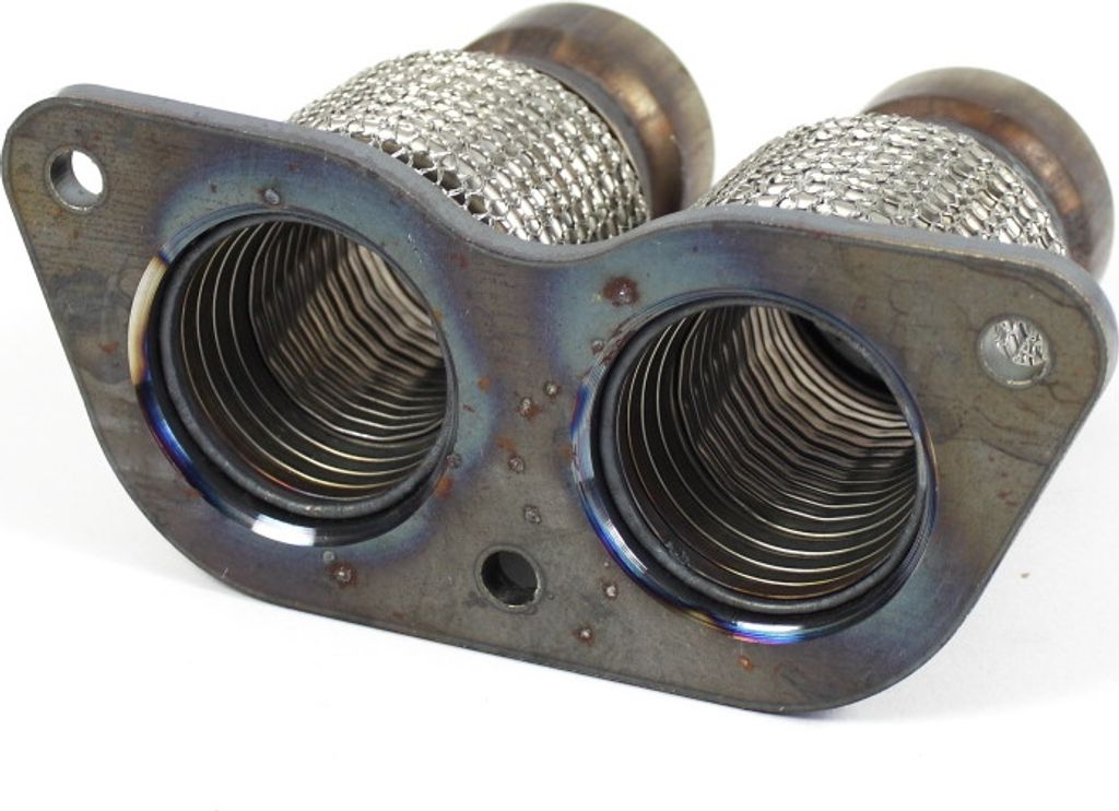 Katalysator Flexrohr Reparaturrohr 2x 55,5 x 135mm für BMW 1er E81 3er E90-E93