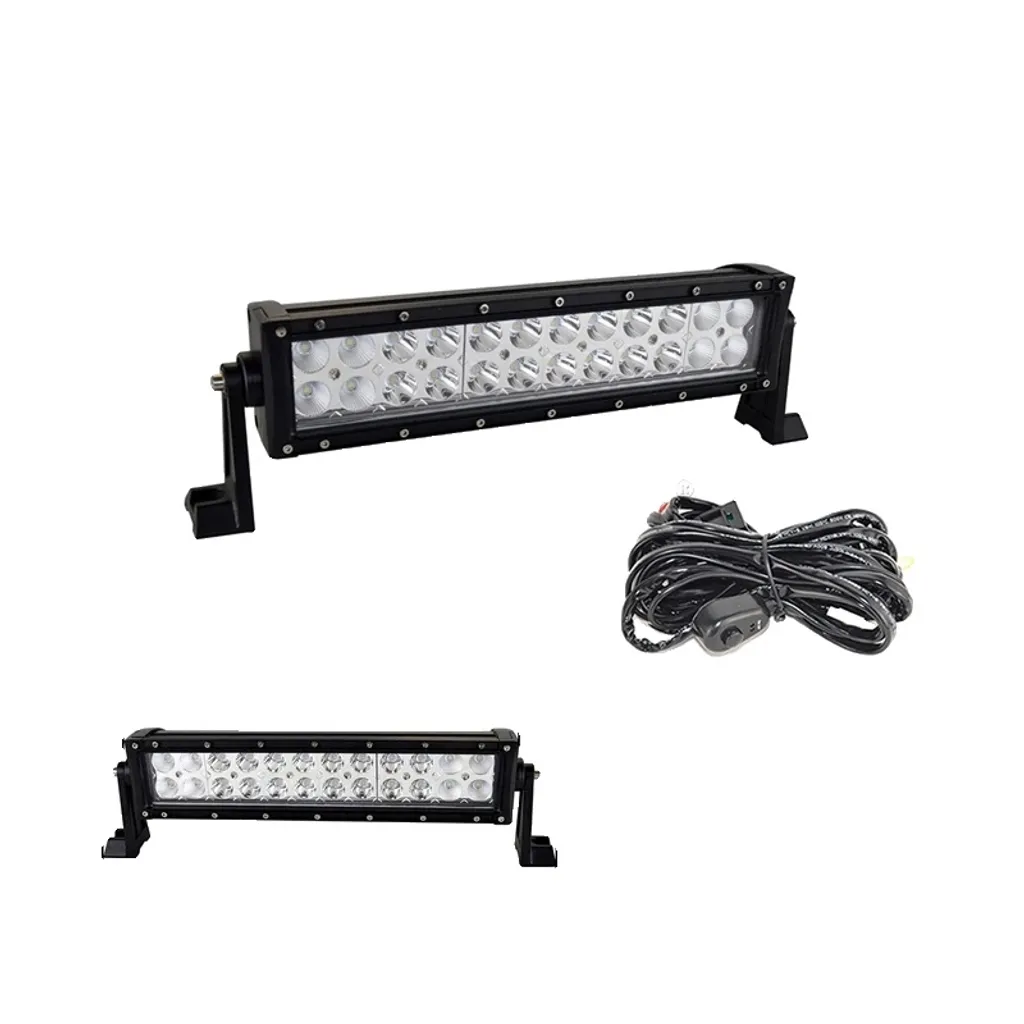 Rampe LED Tout-terrain 12 pouces 72W étanche IP67 haute luminosité