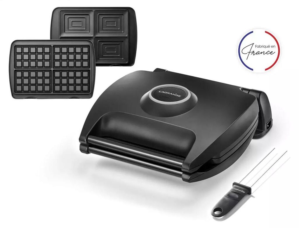 LAGRANGE Gaufrier 4 Gaufres, 4 waffles/waffles, Image du produit 
