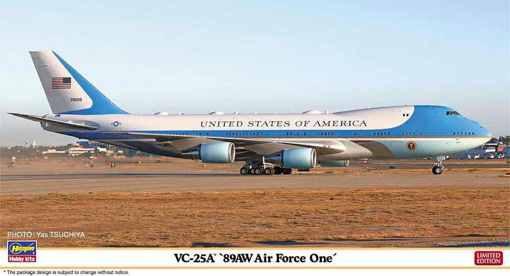 Maquette VC-25A Air Force One 9AW 1:200 - Avion Présidentiel US
