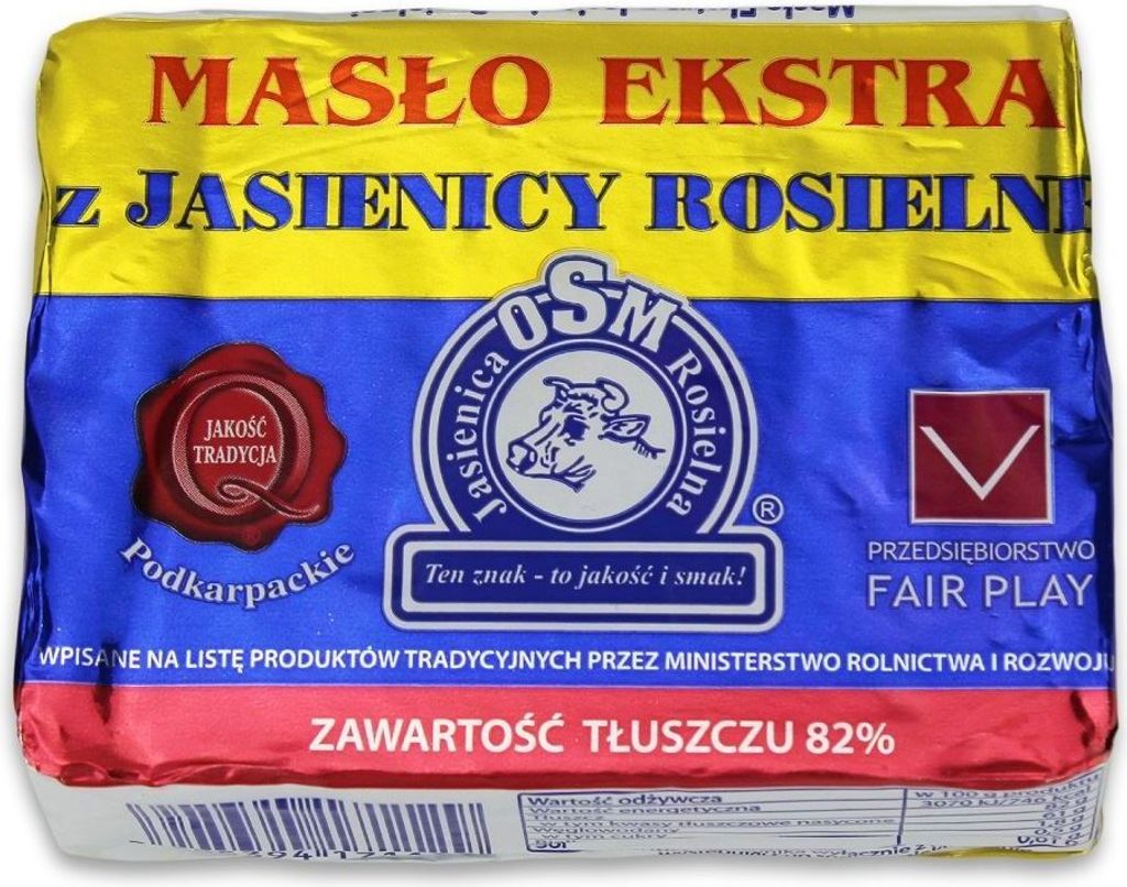 EXTRA TRADITIONELLE BUTTER (82 % FETT) 200 g - JASIENICA Produktbild 