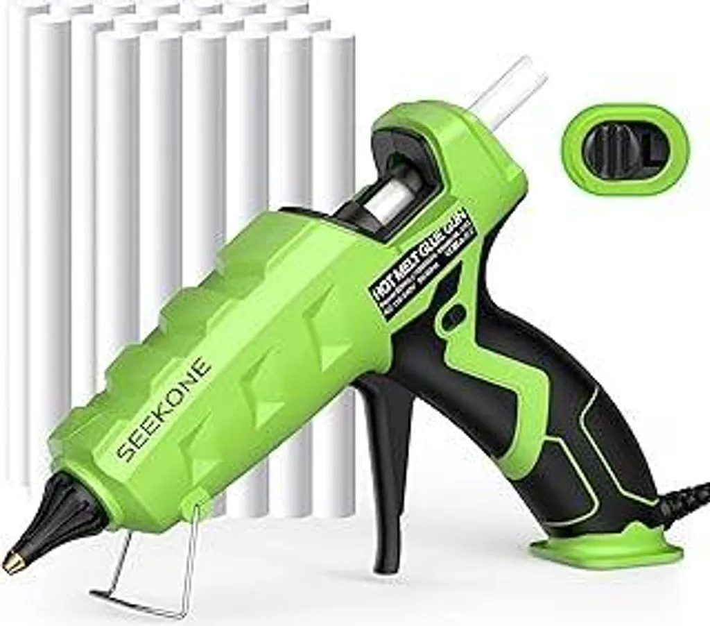 SEEKONE Kit Pistola Colla a Caldo 100W: Crea e Ripara con Stile