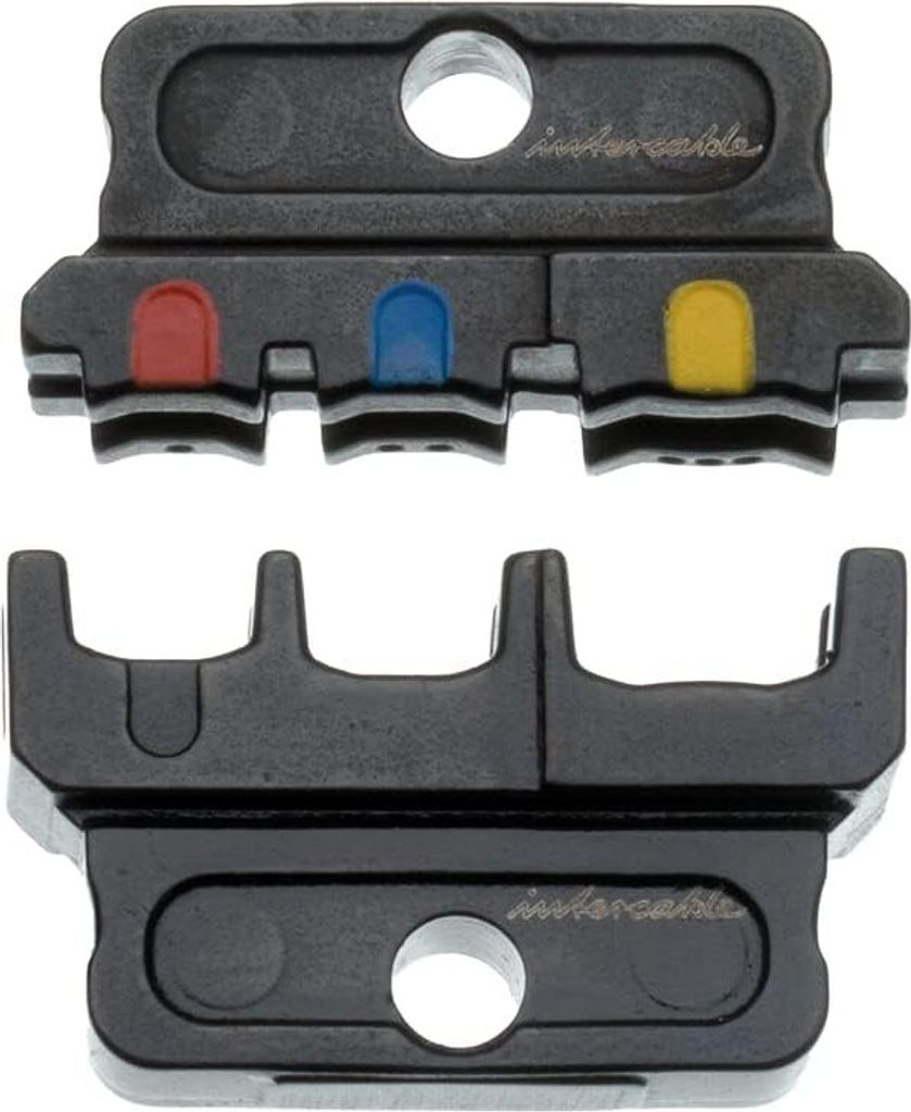 Intercable MPU Presseinsatz UEIQ6 für Isolierte Kabelschuhe 0,5-6mm² Pressbacken Crimpzange I Klemmbacken
