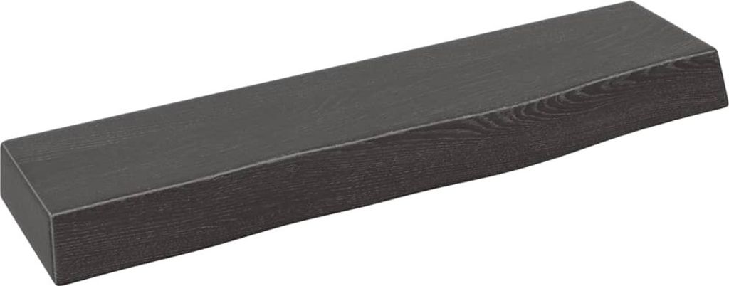 "SALE 2026"Wandregal - Hängeschrank für Küche, Bad - Dunkelbraun 40x10x4 cm Massivholz Eiche Behandelt - Wandregale DE3131577