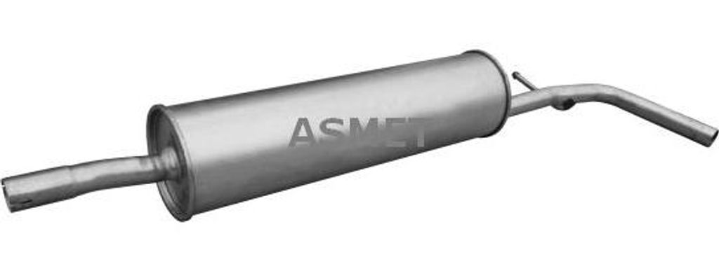 ASMET 3130 Endschalldämpfer OE 1S0253409AD kompatibel mit Mii, Citigo, Load UP, UP