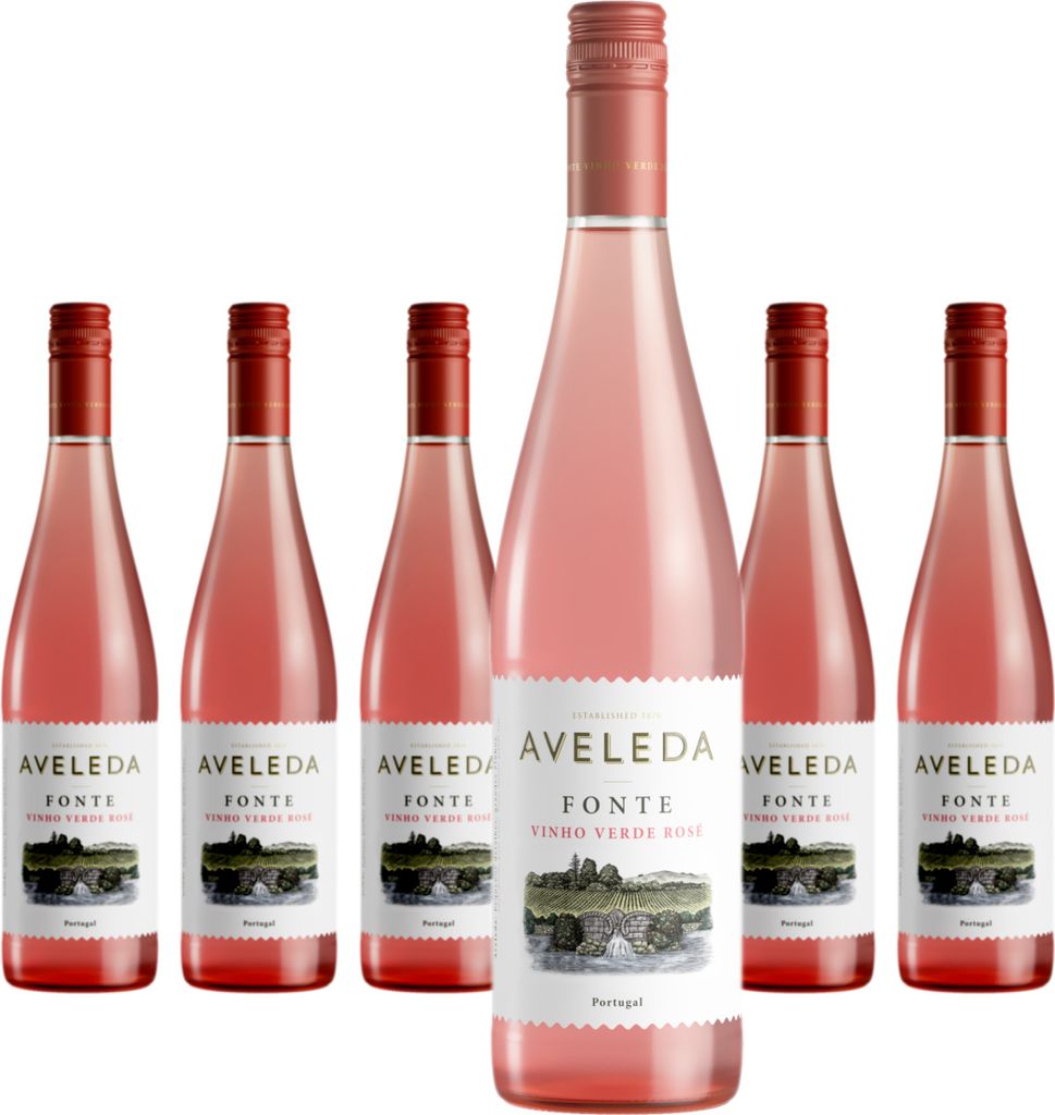 6 x Aveleda Fonte Vinho Verde Rosé Produktbild 