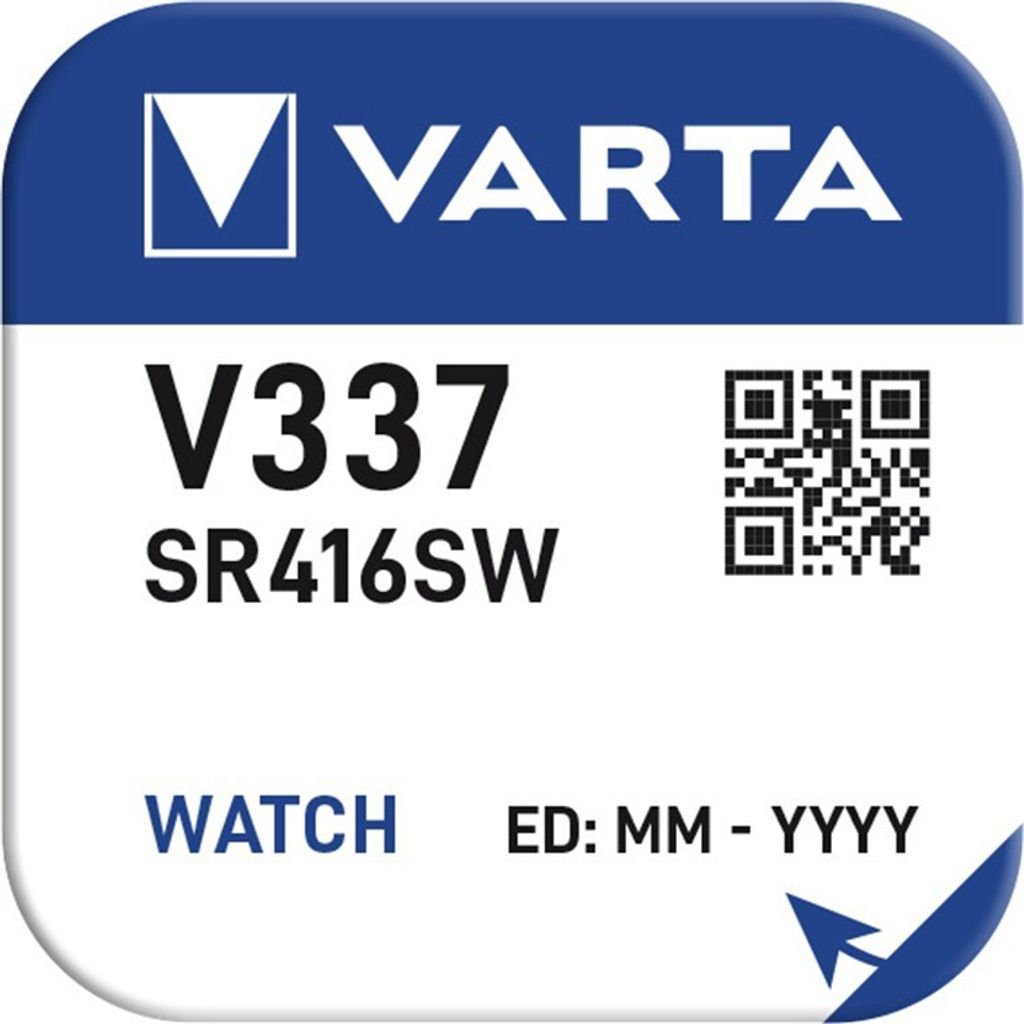 Varta 00337101111, Einwegbatterie, Siler-Oxid (S), 1,55 V, Produktbild 