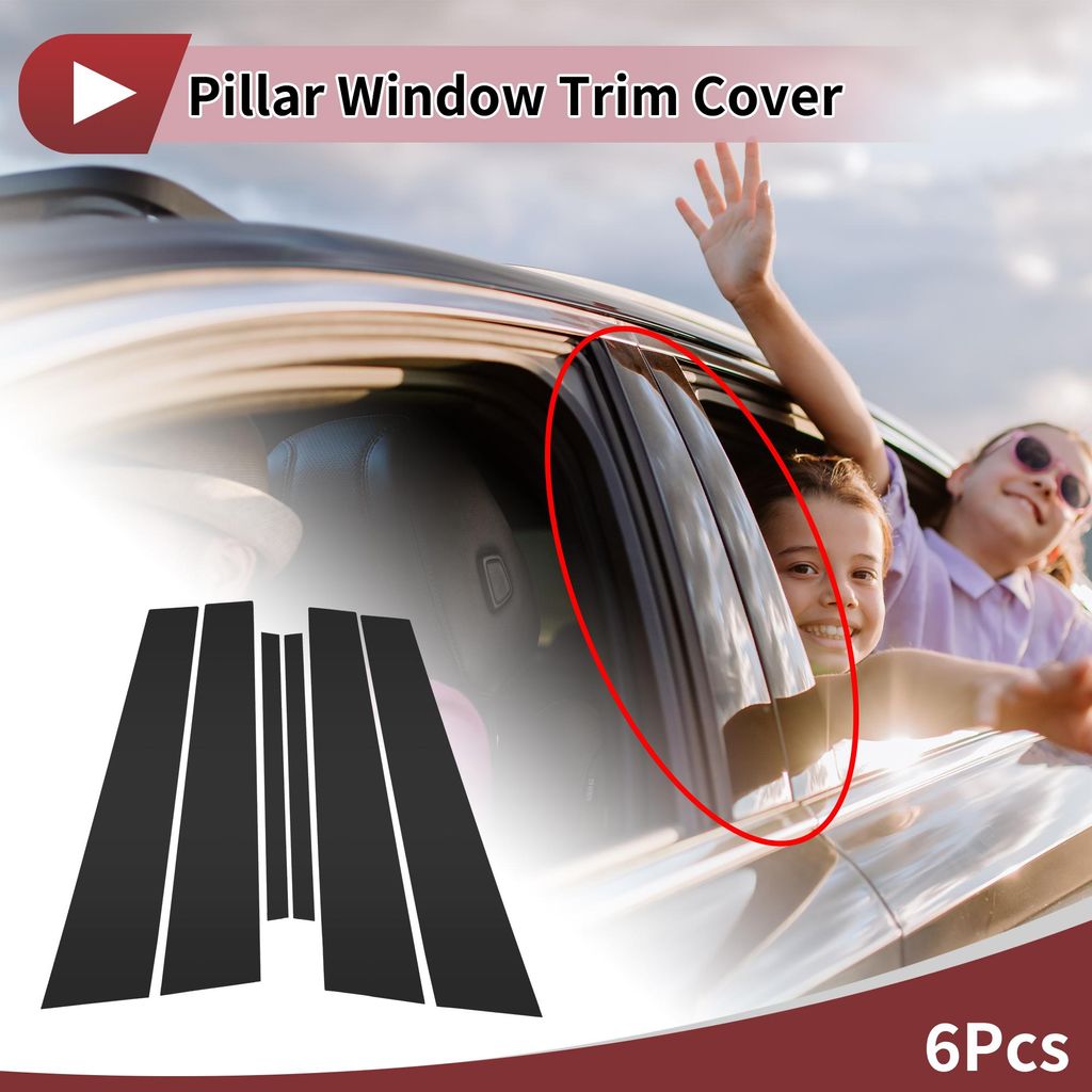 Türpfosten Fensterleiste Vorne Hinten Links Rechts für Volkswagen Passat B6/B7 07-16 Kratzfester Aufkleber Pfosten Tür Au?enabdeckung Schwarz 6 ...