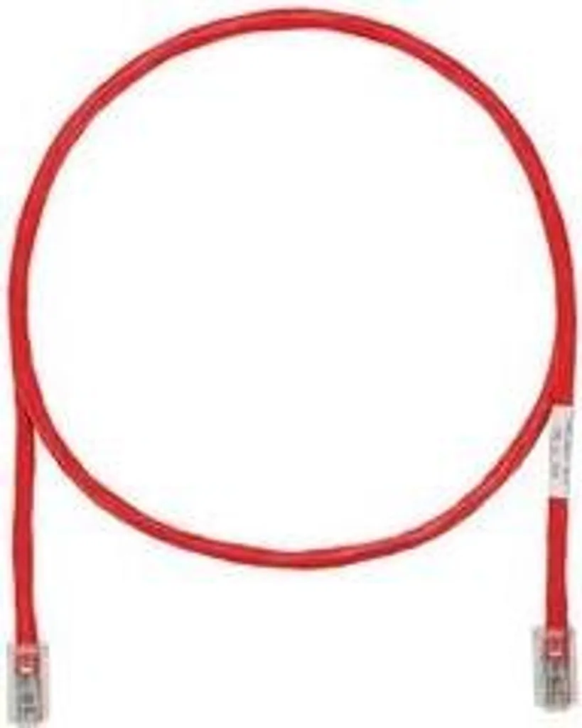Panduit Cat6A F/UTP Câble Réseau RJ45 Rouge 3m pour Baie de Brassage