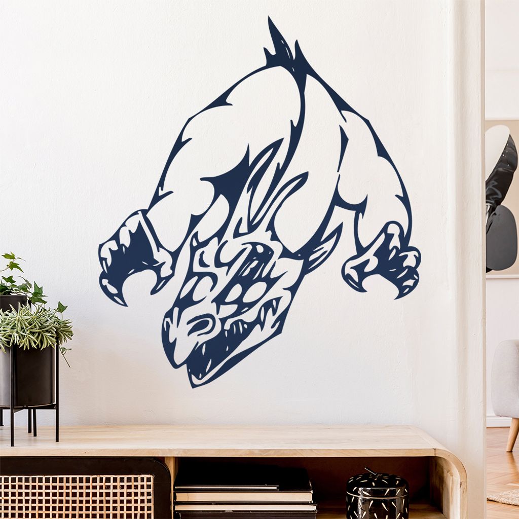 Drachen Klaue Wandtattoo in 6 Größen - Wandaufkleber Wall Sticker - Dekoration, Küche, Wohnzimmer, Schlafzimmer, Badezimmer