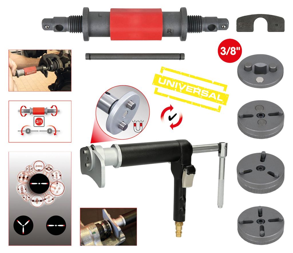 KS TOOLS Jeu d'outils universel pour le réarmement des Image du produit 
