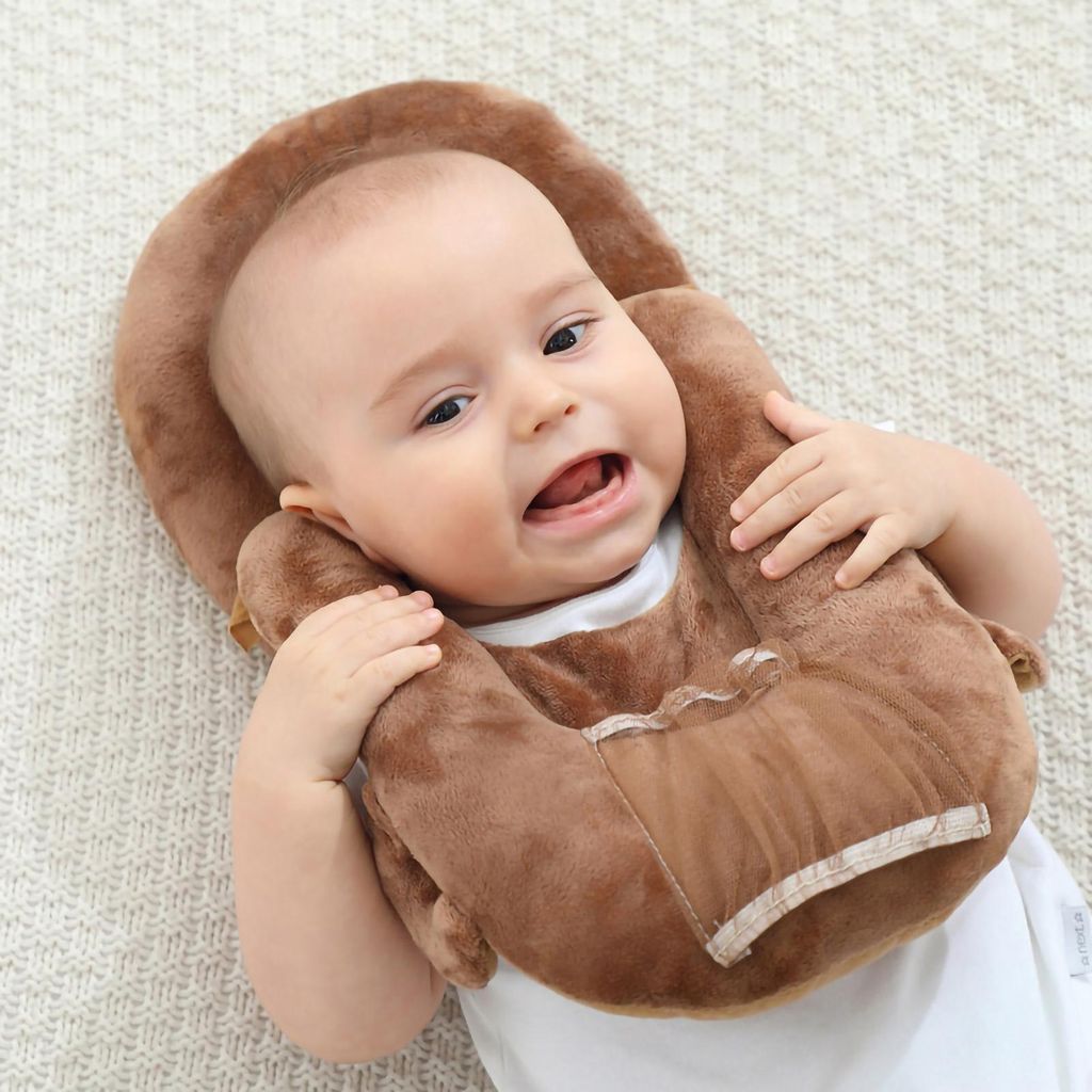Coussin d'alimentation pour nouveau-né en coton respirant Image du produit 