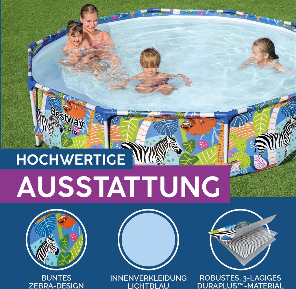 Bestway Pool Steel Pro Rahmen 305×66 cm Produktbild 5