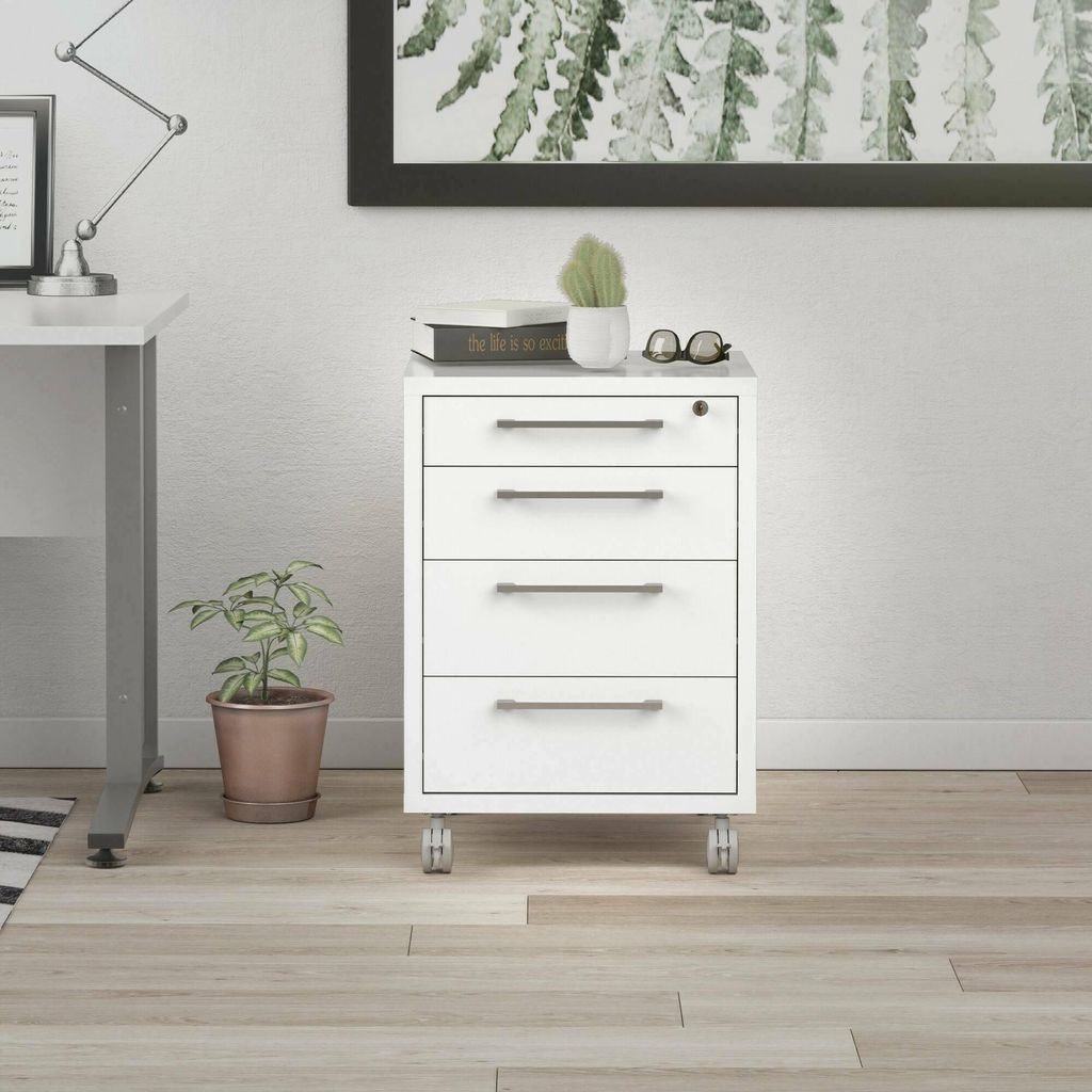 Kommode - Weiß 48,2x49,1x68,2h cm Produktbild 